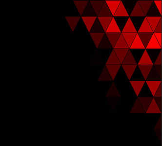 红色方形网格马赛克背景设计