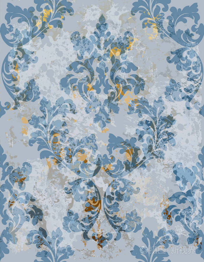 美丽的装饰装饰.皇家豪华纹理难看的背景.花卉装饰路线细节