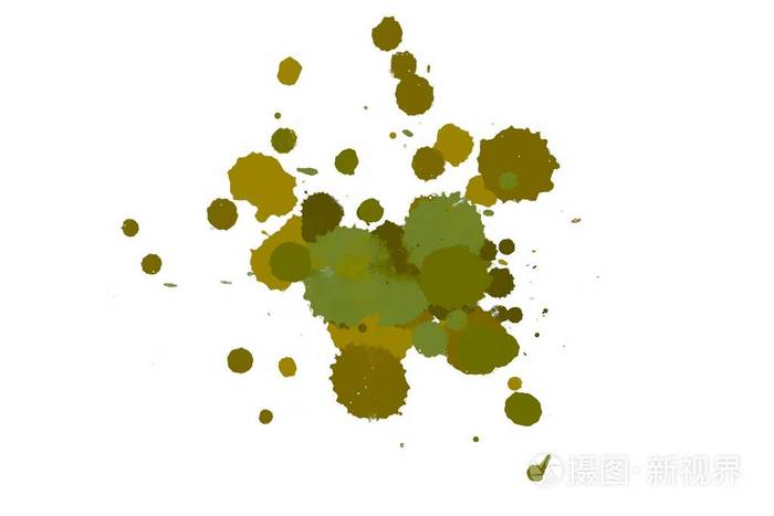 抽象水彩,水彩画,手绘颜料,白色背景上的斑点