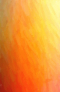 插图橙色干刷油漆垂直背景数字生成。