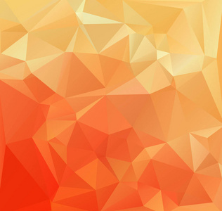 橙色多边形镶嵌背景创意设计模板