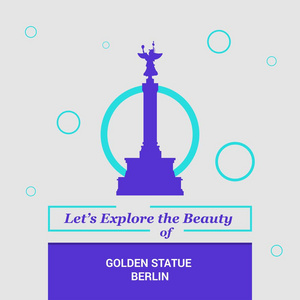 s Explore the beauty of Golden Statue Berlin, Germany National L