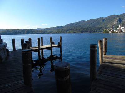 orta in autumn days and a caption of some old part of the countr