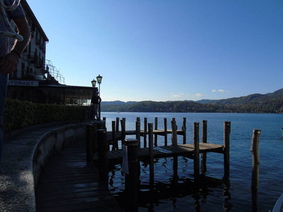 orta in autumn days and a caption of some old part of the countr