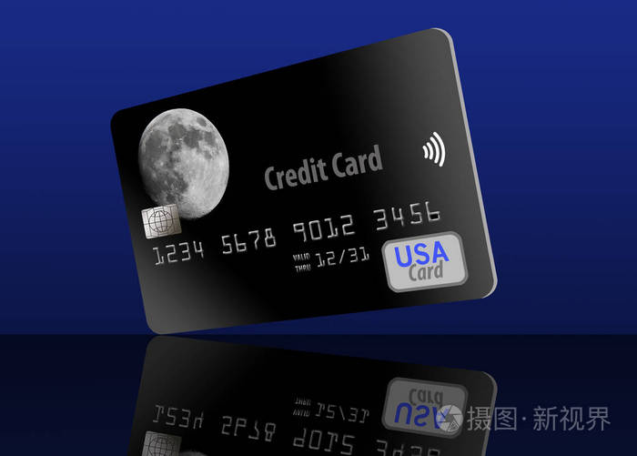 这是一个通用的模拟安全发布信用卡。 这是一个例子。