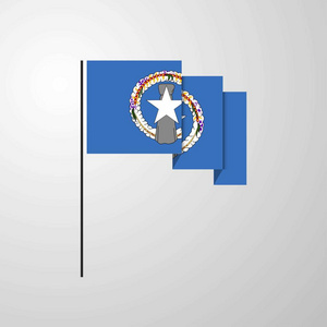 北马里亚纳群岛挥舞旗帜创意