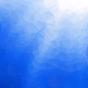 蓝色多边形镶嵌背景创意设计模板