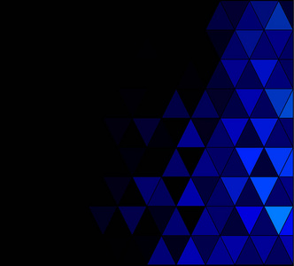 蓝色方格镶嵌背景创意设计模板