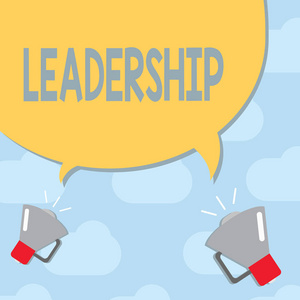 显示领导力的文字符号。概念照片能力活动涉及领导一组展示或公司