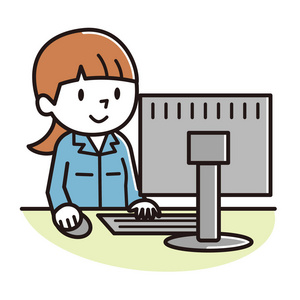 一个年轻的女人，带着麻烦的表情和一台个人电脑