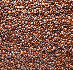 咖啡豆谷物堆