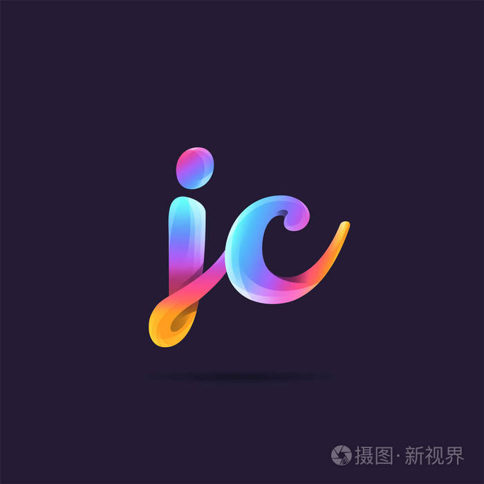 商业横幅字母标志jc模板
