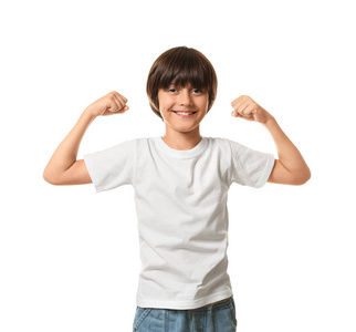 小男孩肌肉图片
