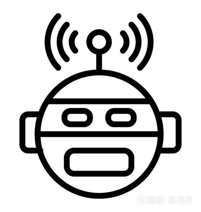 人工智能机器人也被称为聊天机器人或聊天机器人插画-正版商用图片13