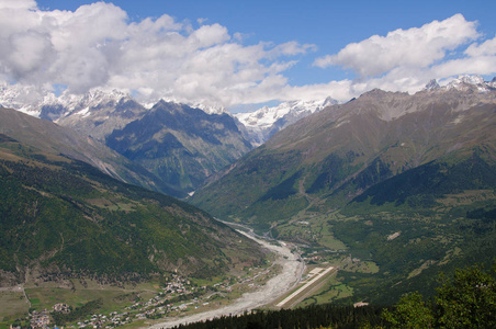 佐治亚州的山景