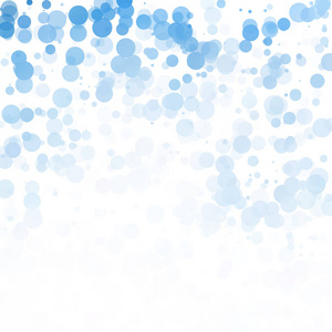 气泡独特的蓝色明亮矢量背景图片