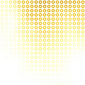 黄色甜甜圈背景创意设计模板