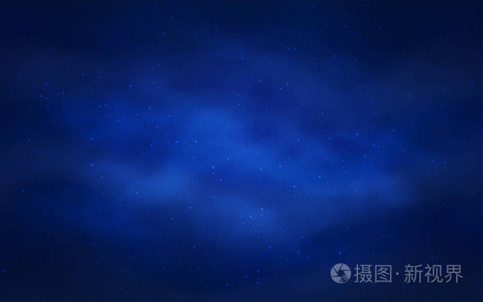 深蓝色矢量图案与夜空星星. 现代抽象插图与大北斗七星.