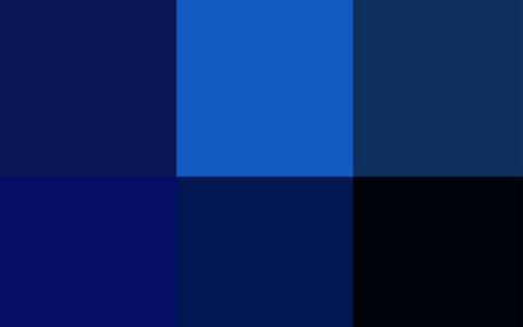深蓝色矢量封面与彩色调色板。 插图与一组光谱调色板。 作为一名设计师，为您的工作提供一套智能的颜色。