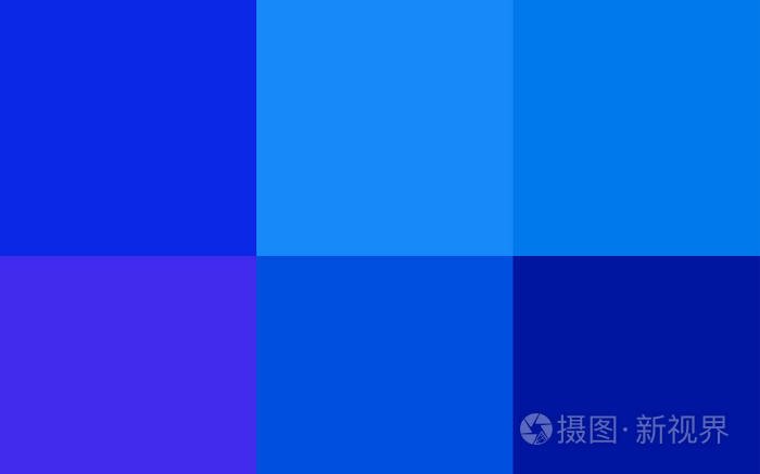 深蓝色矢量封面与彩色调色板. 五颜六色的梯度设置与彩虹颜色的集合.