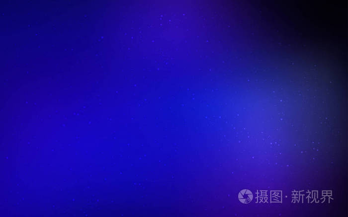 深蓝色矢量背景与星系恒星. 模糊的装饰设计,简单的风格与星系星.