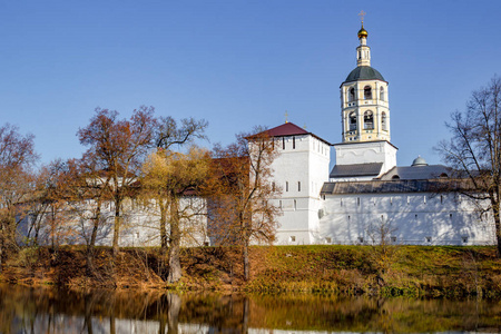 俄罗斯博罗夫斯克古老的帕夫努特沃博罗夫斯基修道院2018年10月