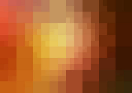 浅橙色矢量模糊矩形背景设计。 几何背景折纸风格与梯度。