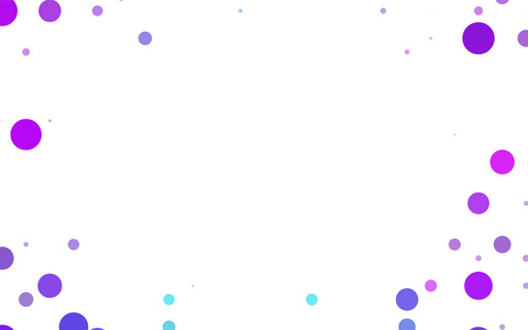 浅蓝色矢量插图，由圆圈组成。 虚线梯度设计为您的业务。 具有彩色斑点的半色调风格的创造性几何背景。