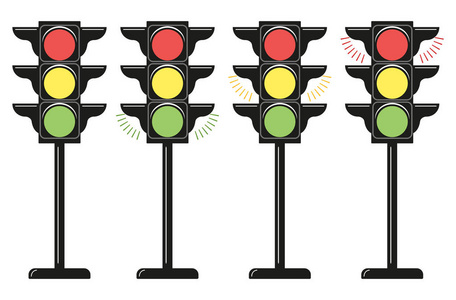 交通箭头灯图片