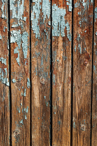 老式彩绘木制背景纹理的木制风化乡村墙与剥落油漆。 复制旧木材纹理的空空间。 有很多小裂缝的裂缝的油漆，抽象的粗糙的纹理