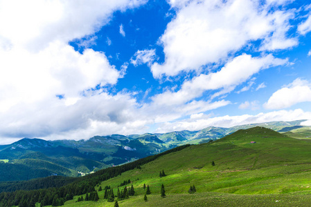 喀尔巴阡山的山体景观