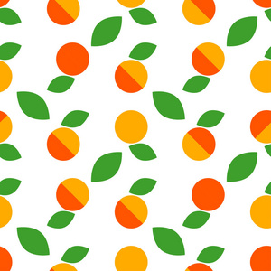 白色背景上带有杏的无缝矢量图案。 原始设计。 夏日花园。 可爱的卡通。 可用于壁纸纺织邀请卡包裹网页背景。