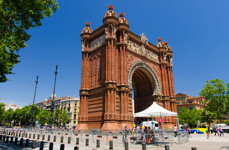 凯旋门是西班牙巴塞罗那城的凯旋门