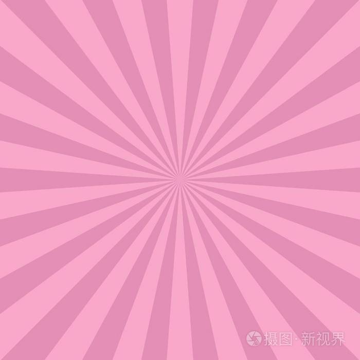 矢量图. 太阳光束射线太阳爆发图案背景. 复古明亮的背景.