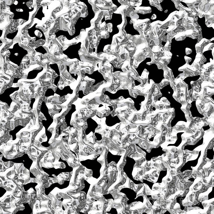 熔化的液体灰阶纹理玻璃或铁铅或铝泥效应