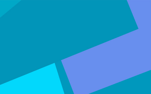浅蓝色矢量多边形图，由矩形组成。 矩形图案为您的业务设计。 几何背景折纸风格与梯度。