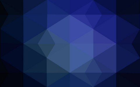 深蓝色矢量抽象纹理多边形背景。 模糊三角形设计。 模式可用于背景。