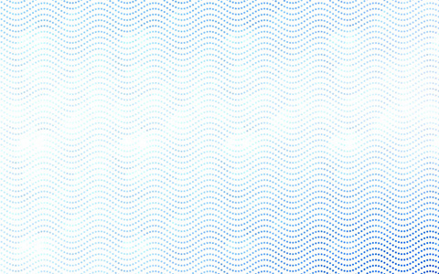 浅蓝色矢量现代几何圆抽象背景。 虚线纹理模板。 具有梯度的半色调风格的几何图案。