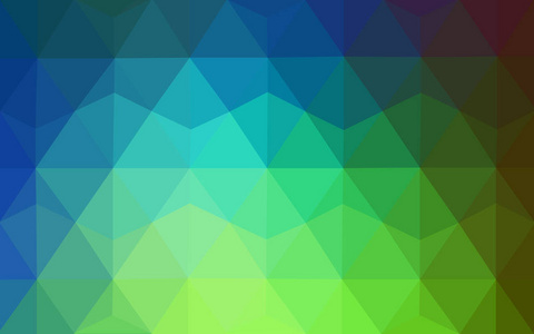 浅蓝绿色矢量图案. 三角形模板. 几何样本. 用三角形形状重复例程.