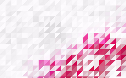 浅紫色矢量几何简单极简主义背景，由白色背景上的三角形组成。 三角模式与梯度为您的业务设计。
