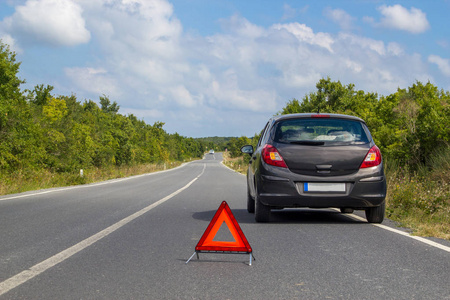道路故障标志图片