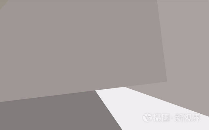 由矩形组成的浅灰色矢量多边形插图为您的业务设计矩形创造性的几何