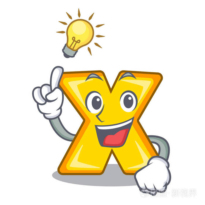 有一个想法乘法符号图标查出的吉祥物