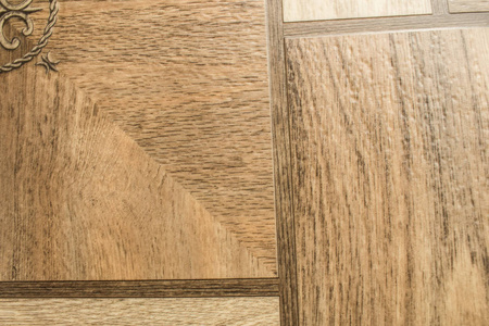 油毡具有木材纹理的地板样品切割尺寸新年