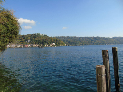 orta in autumn days and a caption of some old part of the countr