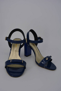 s sandals for women from genuine patent leather with gold insole