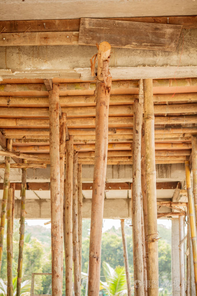 小型建筑施工用桉木脚手架