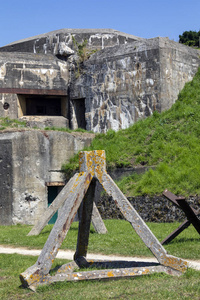 旧世界大战两个防御工事在圣马洛港在布列塔尼地区的法国西北部。