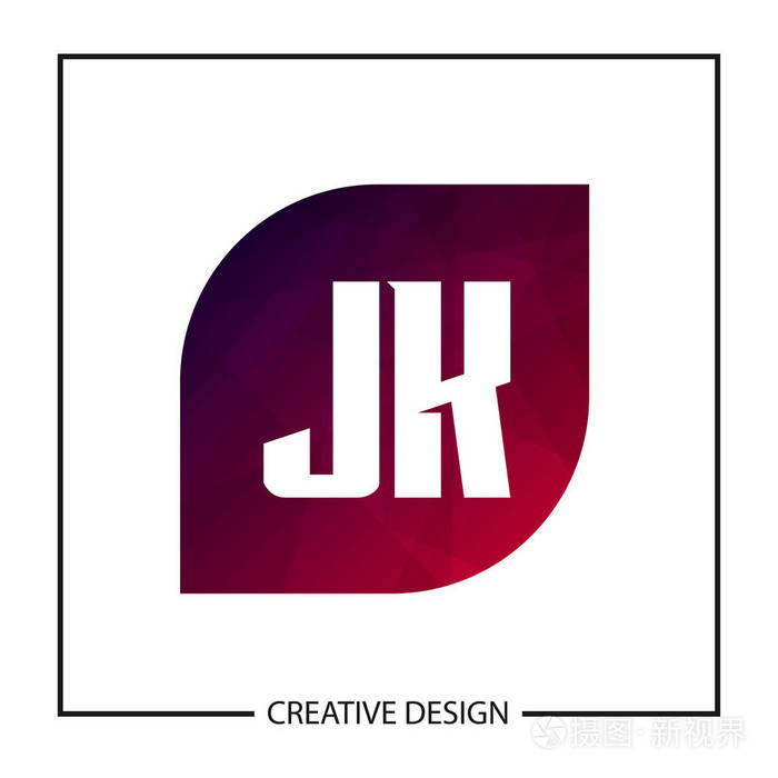 初始字母jk标志模板设计