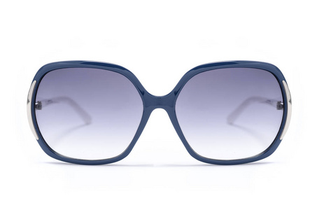 s sunglasses in a blue plastic frame